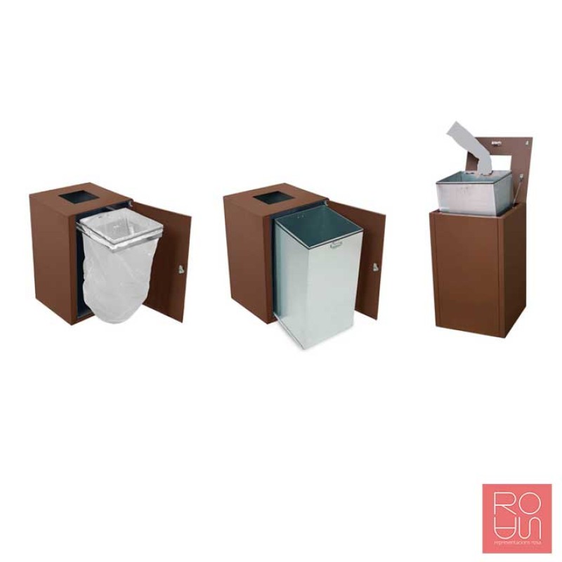 Paperera metàl·lica València 